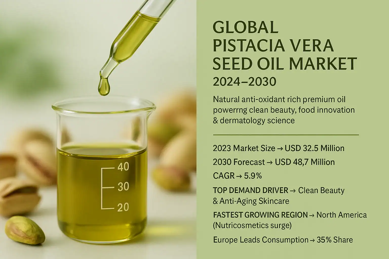 Global Pistacia Vera Seed Oil Market