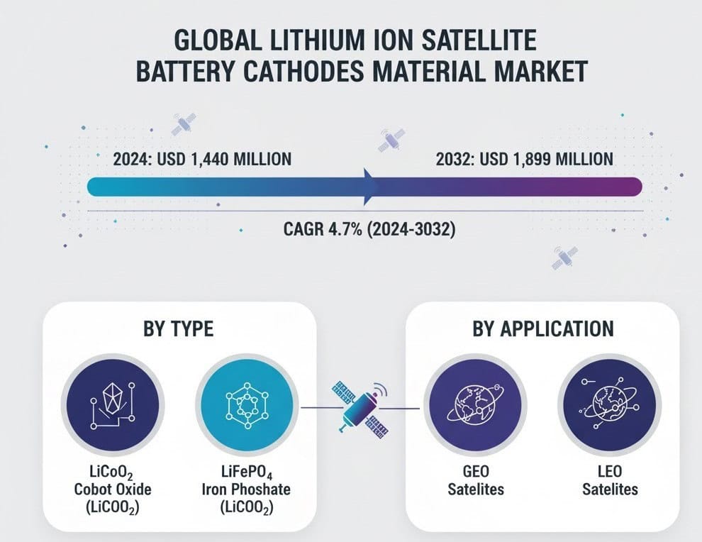 Global Lithium Ion Satellite Battery Cathode Materials Market
