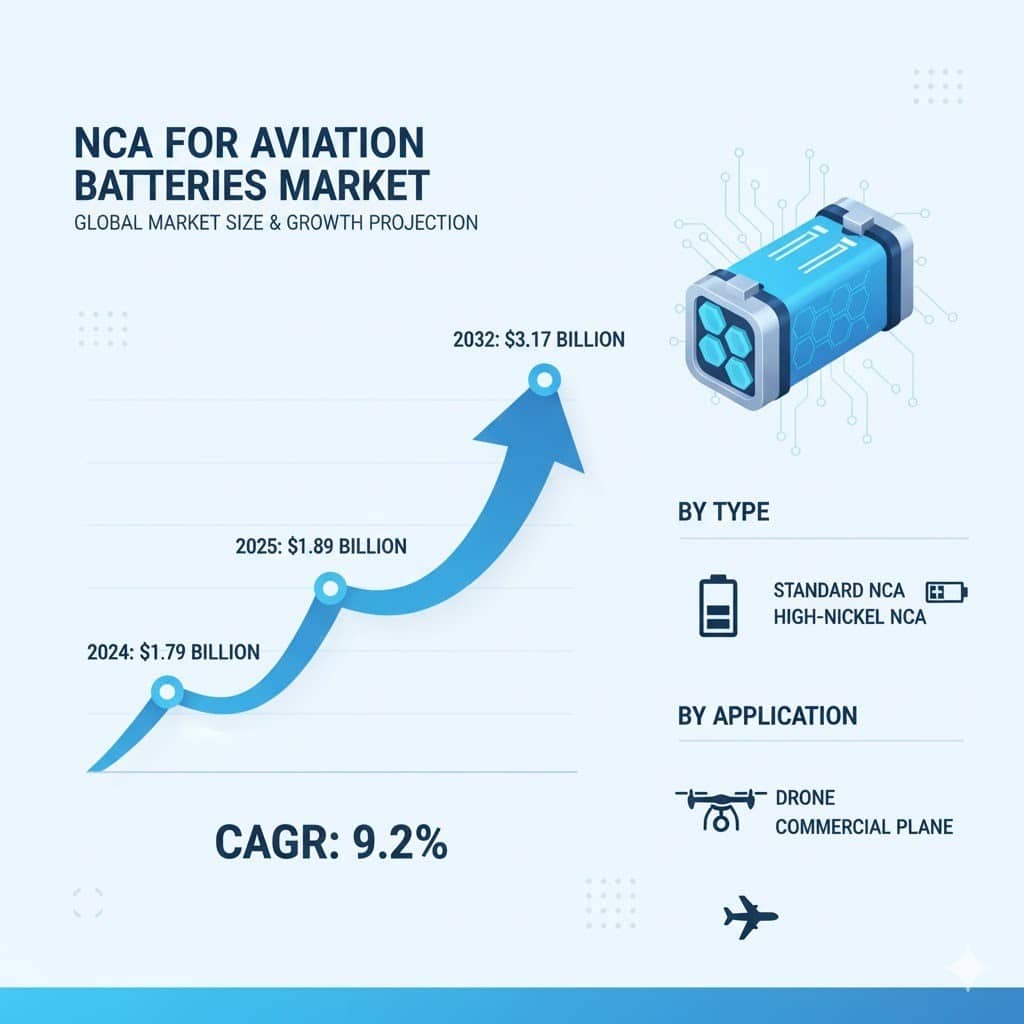 Global NCA for Aviation Batteries Market