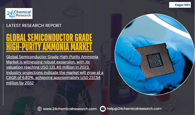 Semiconductor Grade High Purity Ammonia Market Report (2024–2032)