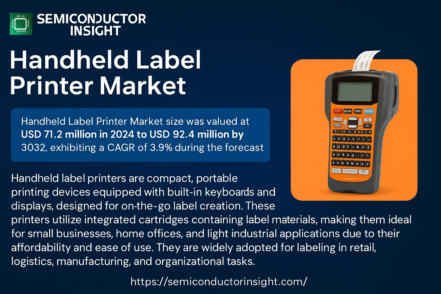 Handheld Label Printer Market