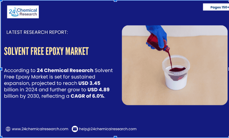 Solvent Free Epoxy Market 24Chemicalresearch