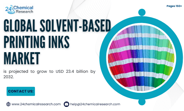 Global solvent based printing inks market