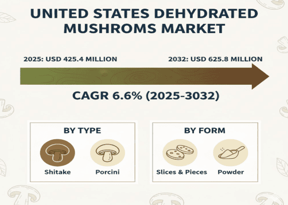 United States Dehydrated Mushrooms Market